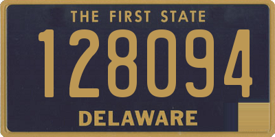 DE license plate 128094