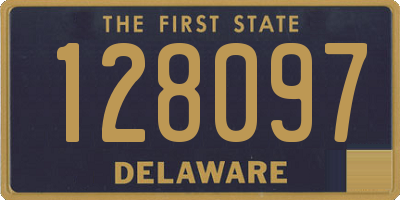 DE license plate 128097