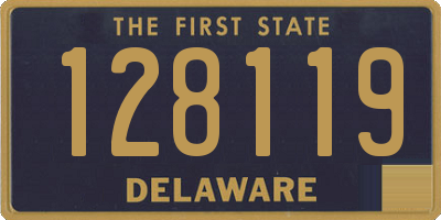 DE license plate 128119