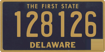 DE license plate 128126