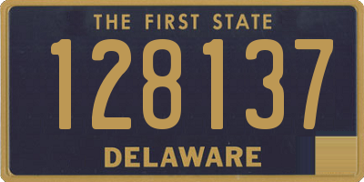 DE license plate 128137