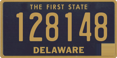 DE license plate 128148