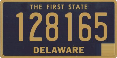 DE license plate 128165