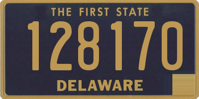 DE license plate 128170