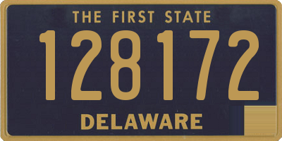 DE license plate 128172