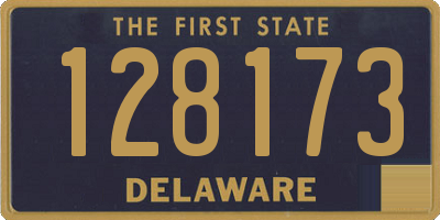 DE license plate 128173