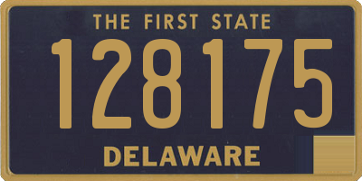 DE license plate 128175