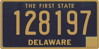 DE license plate 128197