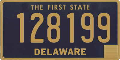 DE license plate 128199