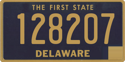 DE license plate 128207