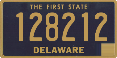 DE license plate 128212