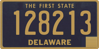 DE license plate 128213