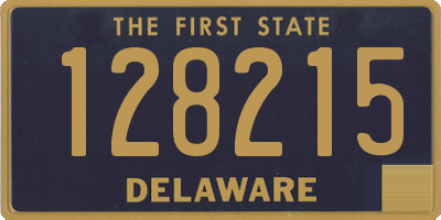 DE license plate 128215