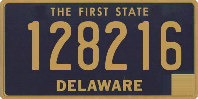 DE license plate 128216