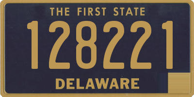 DE license plate 128221