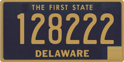 DE license plate 128222