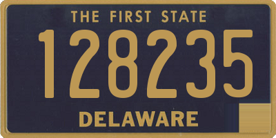 DE license plate 128235