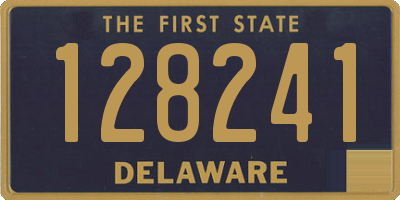 DE license plate 128241