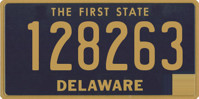 DE license plate 128263