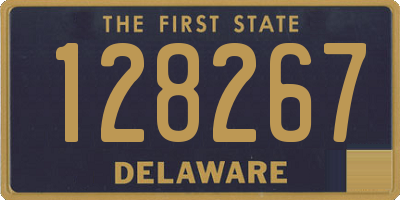 DE license plate 128267