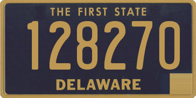 DE license plate 128270