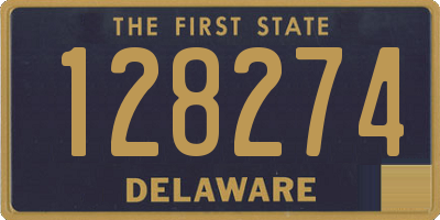 DE license plate 128274