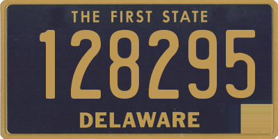 DE license plate 128295