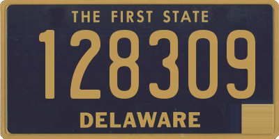 DE license plate 128309