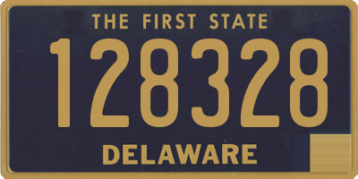 DE license plate 128328