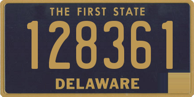 DE license plate 128361