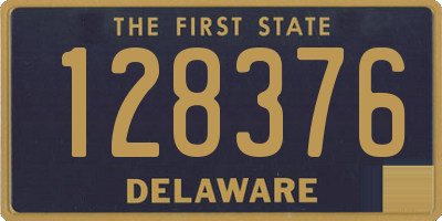 DE license plate 128376