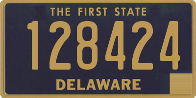 DE license plate 128424