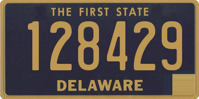 DE license plate 128429