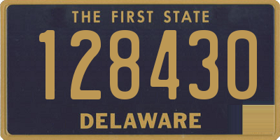 DE license plate 128430