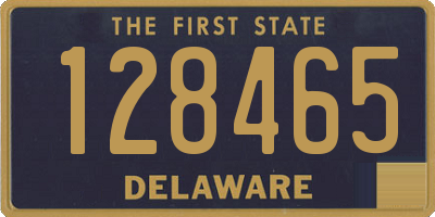 DE license plate 128465