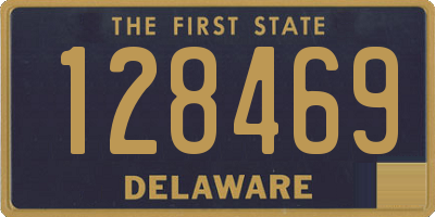 DE license plate 128469