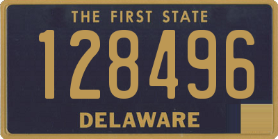 DE license plate 128496