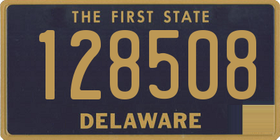 DE license plate 128508