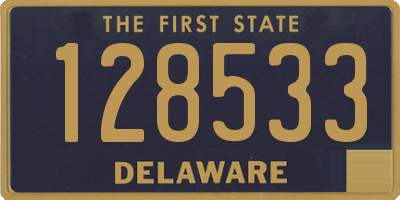 DE license plate 128533