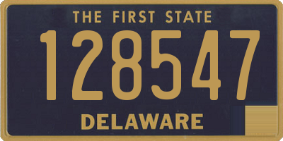 DE license plate 128547