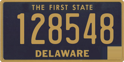 DE license plate 128548