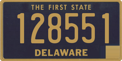 DE license plate 128551