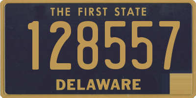 DE license plate 128557