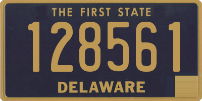 DE license plate 128561