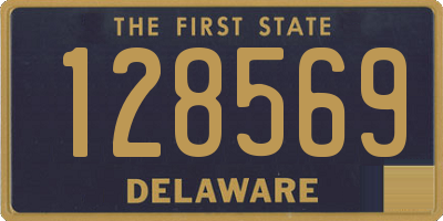 DE license plate 128569