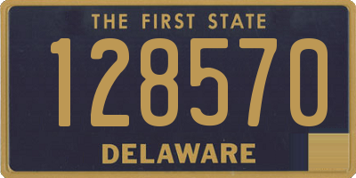 DE license plate 128570