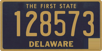 DE license plate 128573