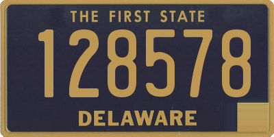 DE license plate 128578