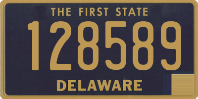 DE license plate 128589