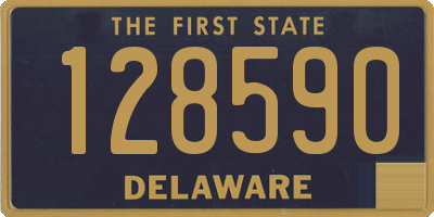 DE license plate 128590